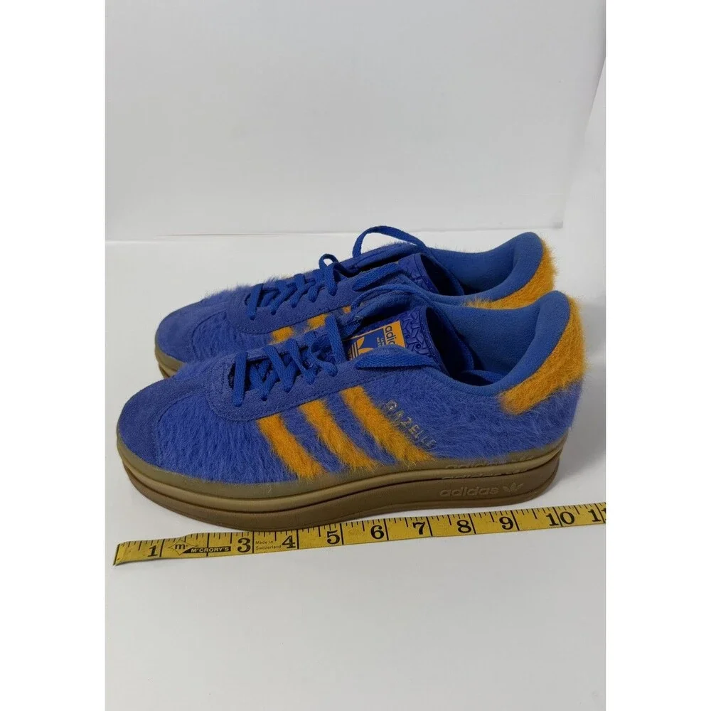 adidas Gazelle Bold  Womens Blue Sneakers Casual Shoes JS3906